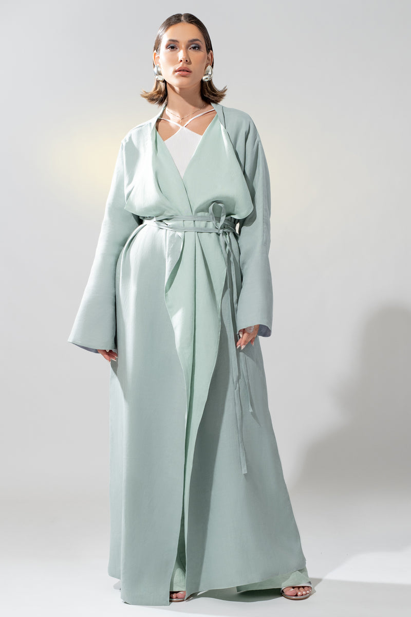 Reversible Robe Abaya in Mint