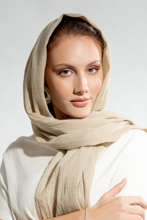 Premium Cotton Scarf in Chamomile