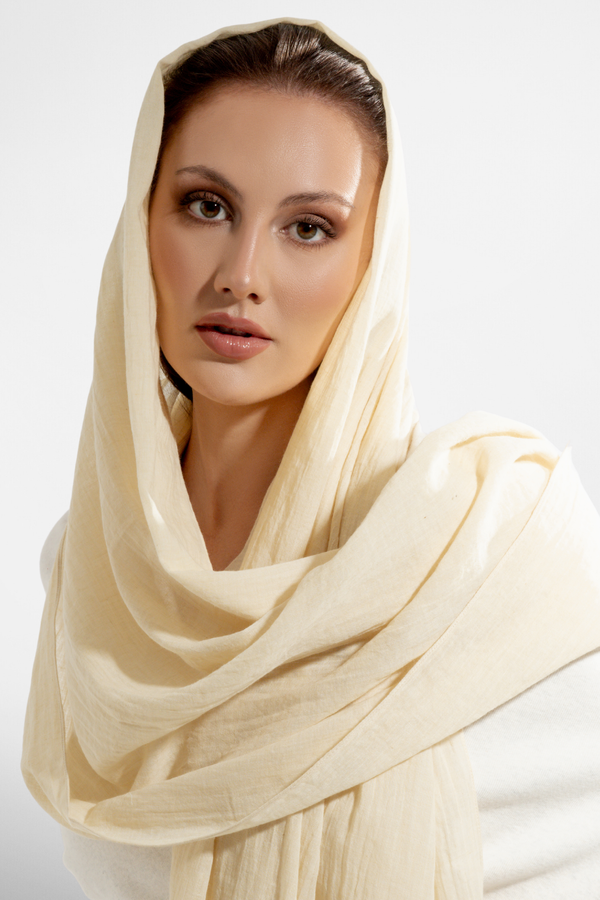 Premium Cotton Scarf in Desert