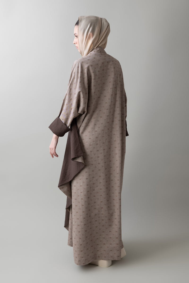 Rei Abaya in Brown