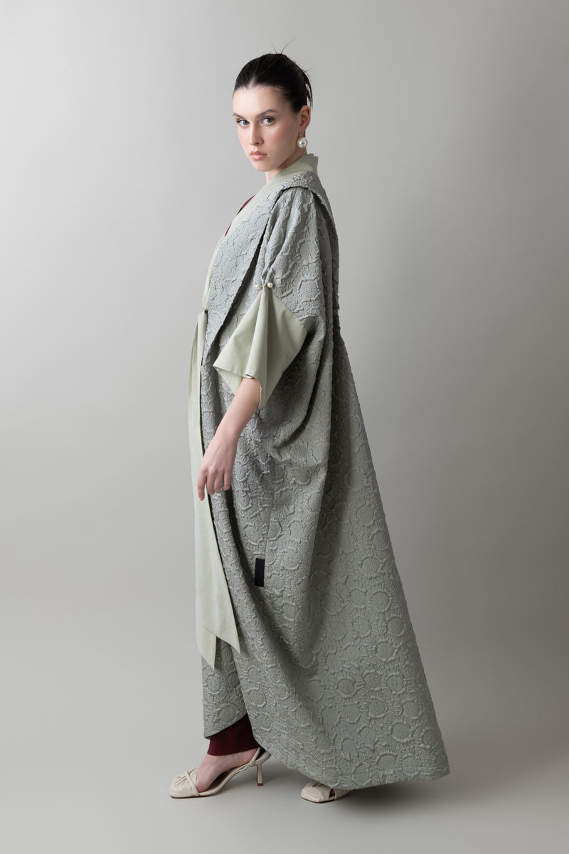 Bloom Abaya in Jade