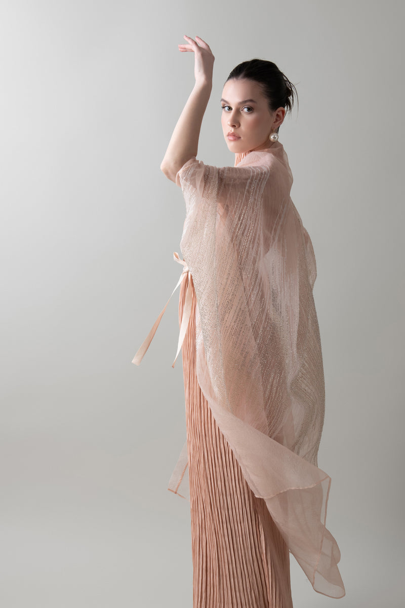 BALLET Organza Cape & Dress Set