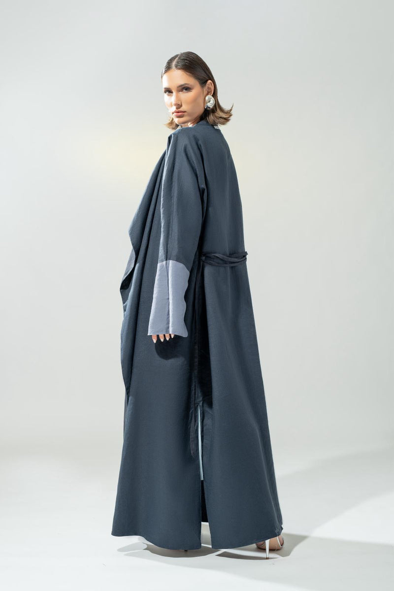 Reversible Robe Abaya in Indigo