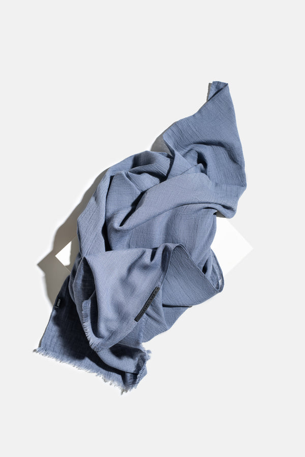 Premium Cotton Scarf in Blue Indigo