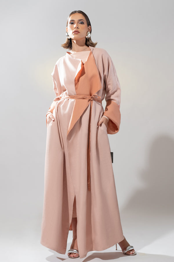 Reversible Robe Abaya in Blush
